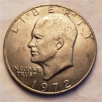 2 Pc. 1972 Silver Dollar