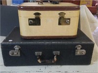 Vintage suitcases- Overnight & Cosmetic