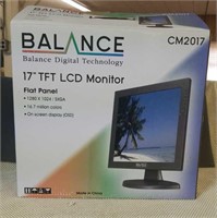 Balance 17" TFT LCD monitor in box