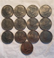 13 Pc. 1981-1994 Half Dollar