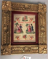 Needle Point Picture in Frame