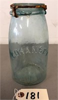 Vintage Cohansey Canning Jar with Lid