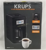Krups 12-cup Programmable Coffee Maker New