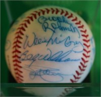 HALL OF FAME SIGNED RAWLINGS BALL NATIONAL LEAGUE