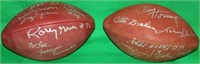 2 SIGNED WILSON NATIONAL FOOTBALL LEAGUE