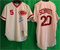 2 HALL OF FAME JERSEYS BY MITCHELL & NESS TO