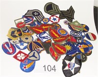 Assortment of Military Patches