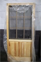 Exterior Door with Screen