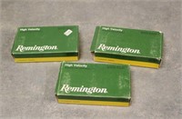 (3) Full Boxes Remington 7mm Mauser Ammunition 140