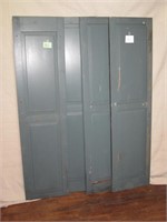 Set of 4 Raised Panel Shutters (each 63" x 16")