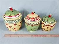 Cherry Canister Set