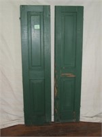 Antique Pinned Raised Panel Shutters
