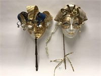2 Masquerade masks
