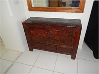 Vintage Handmade Distressed Cabinet