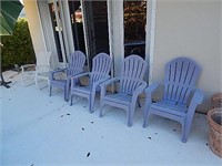 Adirondack chairs (4)