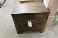 NIGHT STAND, 2 DRAWER, WOOD, 26"(W) X 16 1/2"(D)