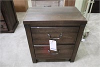 NIGHT STAND, MAPLE, 2 DRAWER, 24"(W) X 15 1/2"(D)