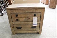 NIGHT STAND, TRILOGY, PINE, 2 DRAWER, 26"(W) X