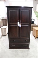 ARMOIRE, AMERICAN HEARTLAND, WOOD, 2 DRAWER,