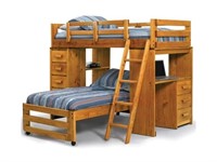 CHILDS BUNK LOFT, WOODCREST, MFG# C1150, WOOD