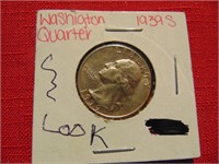 1939 Silver Quarter Mint Mark S