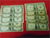 (10) 1935 $1 Silver Certificates