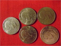 (5) 1971-1974 Ike Dollars
