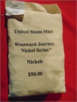 Bag of 2006 Westward Journey Nickels