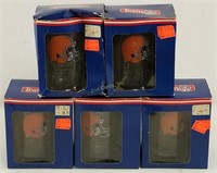 5 New Cleveland Browns Nfl Football Glass Mugs