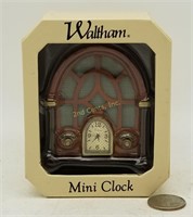 New Waltham Antique Radio Mini Clock 8513343