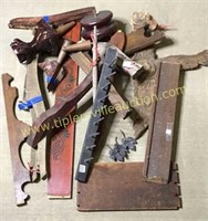 Large group of antique furniture parts perfect