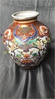 9in oriental Imari style vase