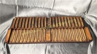 Antique wooden cigar press