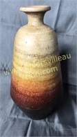 13in pottery vase