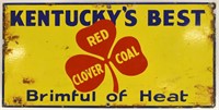 SSP Red Clover Coal Advertising Sign