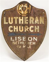 SST Lutheran Church Advertising Sign