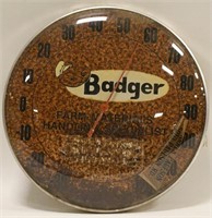 Badger Farm Materials Advertising Thermometer