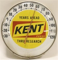 Vintage Kent Feeds Advertising Thermometer