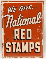 DST National Red Stamps Advertising Sign