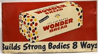 Large SST Embossed Wonder Bread Adv Sign