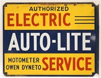DST Flange Auto-Lite Advertising Sign