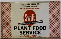 Large SST Swift Plant Food Service Adv Sign