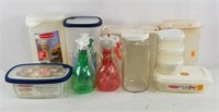 Box Of Tupperware Container Lot