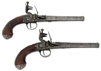 Pair of Marked Collumbell, London Pistols