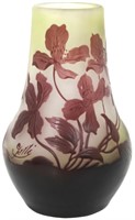 Galle Cameo Cut Art Glass Vase