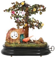 Attr. Phalibois Animated 3 Bird Automaton Clock