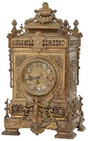 Large Bronze Westminster Bracket Clock