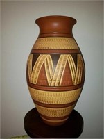 Beautiful African Style Large Pottery Vase