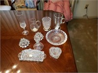 Estate lot Glassware Crystal and more