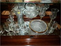 Estate lot Glassware Crystal Collectibles